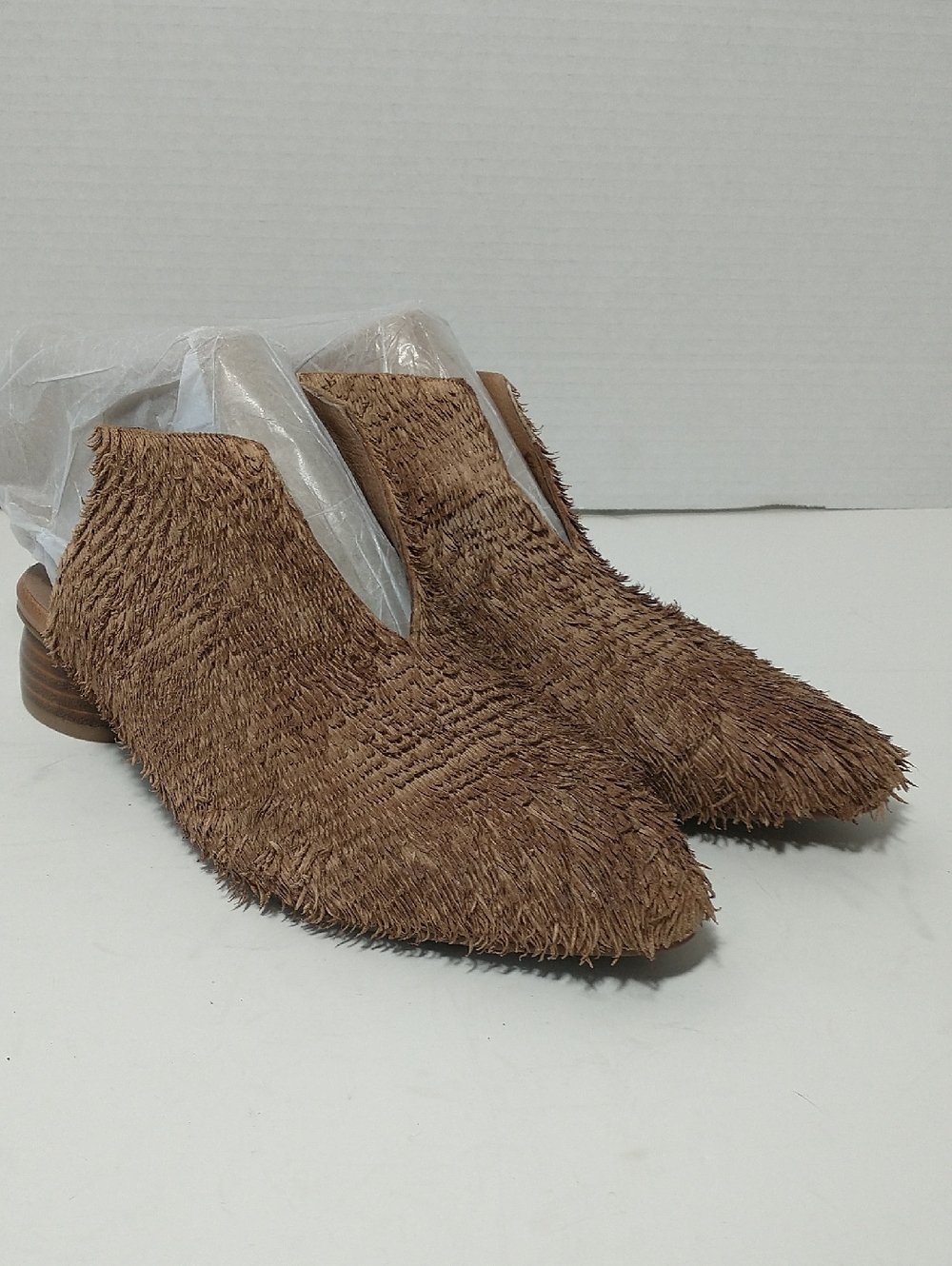 Antelope Radlee Brown Textured Leather Mule, Euro 38, US 7, 7.5, Round Heel